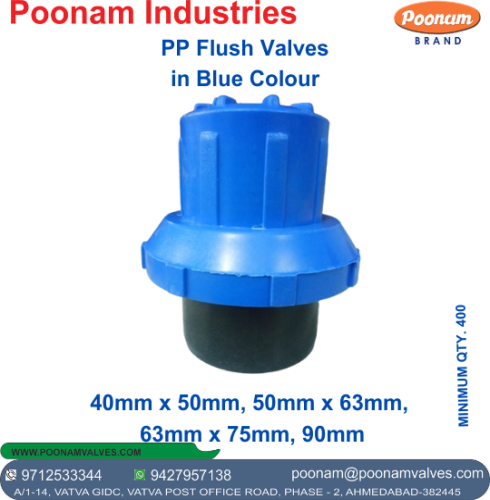 BLUE COLOUR FLUSH VALVE