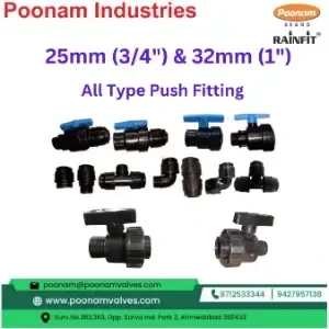 PP PUSH FITTING VALVES AND FITTINGS